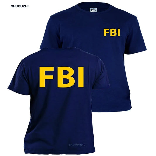 Men’s FBI T-Shirt – Casual Cotton Secret Service Tee